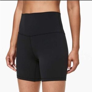 Lululemon “Align HR Short 6””, black, size 6, NWT